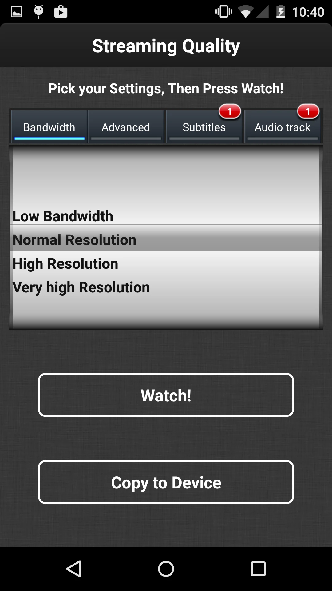 VLC Streamer Lite screenshot