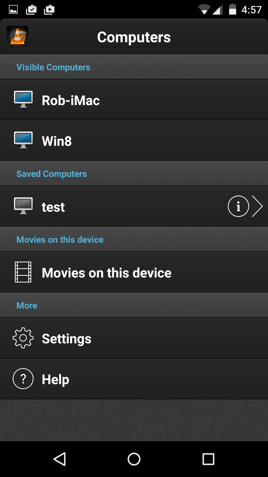 VLC Streamer Lite screenshot